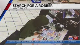 Waco PD searching for aggravated robbery suspect