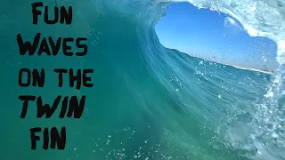 Fun Waves on the Twin Fin | Surf | Stacey Bullet Twin | POV