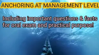 Anchoring Operation at a Management level! All you need to know for exams!