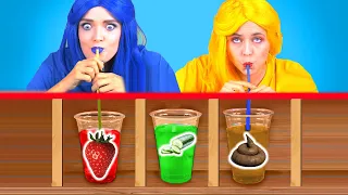 DON’T CHOOSE THE WRONG MYSTERY DRINK CHALLENGE! Last To Stop Wins! Wrong Straw by KABOOM!