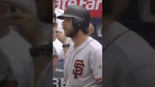 Bumgarner strikes out and doesn't know it, a breakdown short
