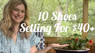 10 Shoe Brands Selling For $40+! What Sold! 2022!