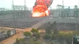 Power transformer explosion