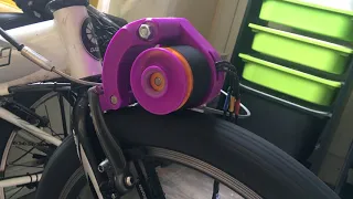 3D Printed eBike motor run up  test