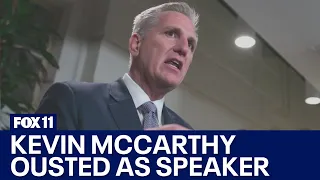 Kevin McCarthy ousted as House Speaker