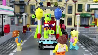 Experimental Car With A Dinosaur Head! | STOP MOTION LEGO | Billy Bricks