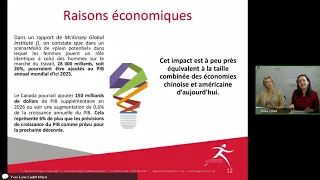 Webinaire "Parité hommes-femmes dans nos organisations" - La Gouvenance au Féminin