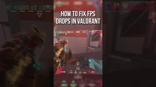 🔧 VALORANT: HOW TO QUICKLY FIX FPS DROPS 🔥| How to Optimize Valorant on Low-End PC ✔️