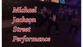 Michael Jackson Street Performer at Caesar's Palace in Las Vegas