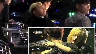 GD FUNNY REACTIONS TO SEUNGRI'S SHOCK DURING TROUBLEMAKER PERFORMANCE IN MAMA 2013