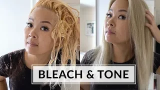 BLEACH & TONE HAIR AT HOME | Wella T14