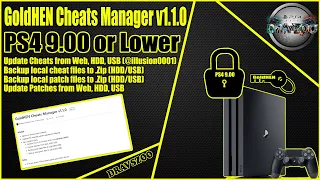 NEW GoldHEN Cheats Manager v1.1.0 New Features and Options PS4 9.00 or Lower!