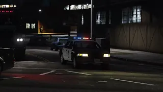 LAPD Crown Vic Responding code-3