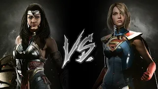 Injustice 2 - Wonder Woman Vs. Supergirl (VERY HARD)