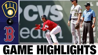 Brewers vs. Red Sox Game Highlights (7/31/22) | MLB Highlights