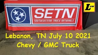 Southeastern Chevy / GMC Truck SETN 2021 Nationals Lebanon, TN  truck show