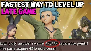Dragon Quest XI Fastest Way To LEVEL UP Guide (Late Game Easy EXP Farm)