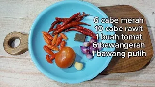 resep sambal terasi yg sedap