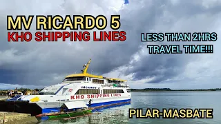 MV RICARDO 5 | KHO SHIPPING LINES | PILAR-MASBATE |