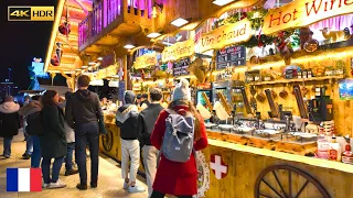 Paris Christmas 2023 Marché de Noël in Tuileries Gardens (4K HDR)