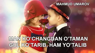 Mahmud Umarov - Man ko'changdan o'taman gul ko'tarib xam yo'talib | Jonli ijro