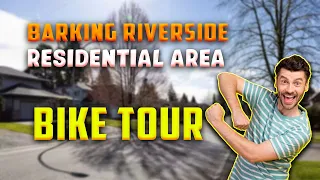 Barking Riverside Residential Area Bike Tour London 4K 60fps