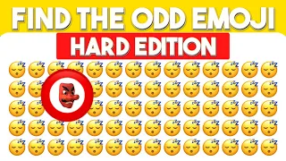 Find The ODD Emoji Out 🔴 Hard Edition | 😛 Spot Wrong Emoji Out