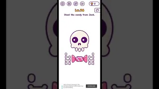Tricky brains level 76 steal the candy from jack walkthrough solution