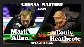 Mark Allen vs Louis Heathcote - German Masters Snooker 2024 - Second Round Live (Full Match)