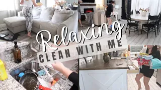 Relaxing cleaning | Calming clean with me  | After dark cleaning routine 🌙