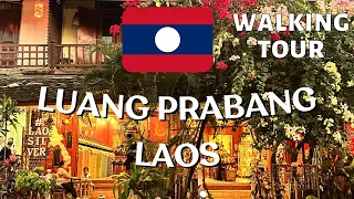 🇱🇦 Luang Prabang in Laos Walking Tour : Discover Temples, Markets, and Colonial Charm