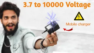 खराब Mobile Charger से बनाया High Voltage Generator || How to make High Voltage Generator