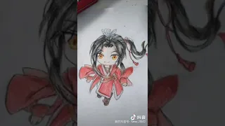 Tian Guan Ci Fu Drawing Tiktok Ver (coloured)  - Heaven Official's Blessing