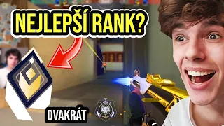 MÁM NEJLEPŠÍ RANK, KTERÝ MŮŽETE ZÍSKAT VE VALORANTU !! **dvakrát**