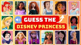 Guess The Disney Princess👸 by Voice & Song | Disney Quiz, Encanto, Moana, Mulan, Snow White, Elsa