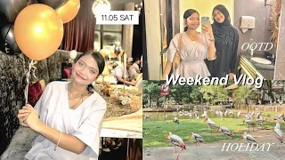 Weekend Vlog 𐙚 | Zoo Negara • Birthday Celebration ˙✧˖°📷 ༘ ⋆