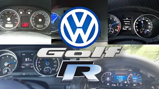 Volkswagen GOLF R Acceleration Battle | 0-100