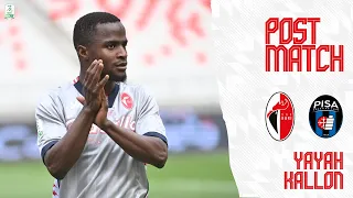 Yayah Kallon | Intervista post partita | Bari 1-1 Pisa | Serie BKT 2023/24