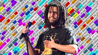 J. Cole, 1985 | Rhyme Scheme Highlighted