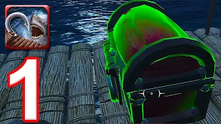 Raft Survival - Ocean Nomad - Gameplay Walkthrough Episode 1 (iOS, Android)