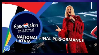 Samanta Tina - Still Breathing - Latvia 🇱🇻 - National Final Performance - Eurovision 2020