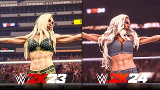 WWE 2K24 Graphic Comparison | WWE 2K23 vs WWE 2K24