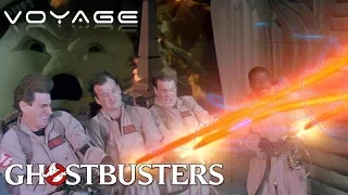 Crossing Streams To Defeat The Stay-Puft Marshmallow Man | Ghostbusters | Voyage | With Captions
