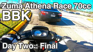 Zuma Athena Race 70cc BBK Test : Day Two install and test run