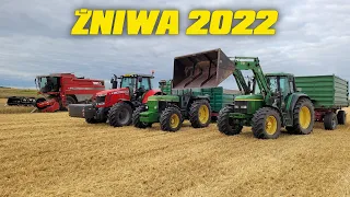 ŻNIWA 2022 - Koszenie Jęczmienia! - Jak Ten Traktor Się Odpala..