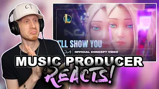 Music Producer Reacts to K/DA - I’LL SHOW YOU ft. TWICE, Bekuh BOOM, Annika Wells