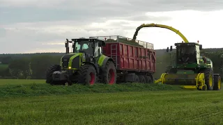 Senáže 2023 | John Deere 7380, New Holland, Claas