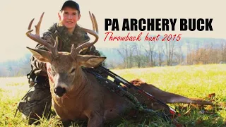 PA ARCHERY BUCK! - BOWHUNTING the RUT!! - 2015 THROWBACK HUNT!!