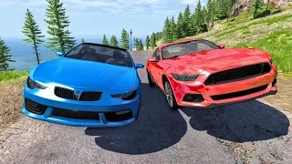 Street Racing Crashes #5 - BeamNG Drive | CrashBoomPunk