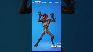 Demogorgon Skin face opens! Fortnite x Stranger Things 2019 #fortnitexstrangerthing #demogorgon